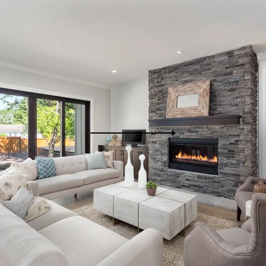 Modern Dubai living room showcasing comfort and style, reflecting the average cost of living in Dubai.